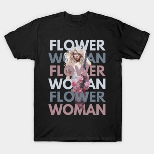 flower woman T-Shirt